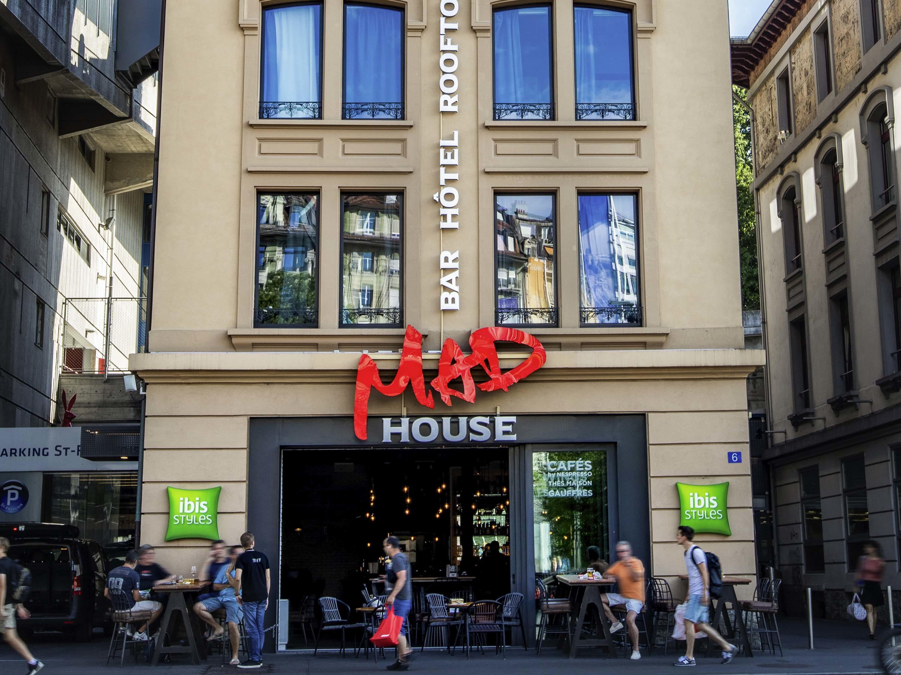 Ibis Styles Lausanne Center Madhouse Hotell Exteriör bild